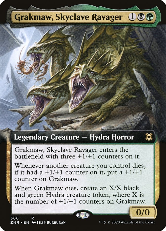 Grakmaw, Skyclave Ravager (Extended Art) [Zendikar Rising] | Event Horizon Hobbies CA