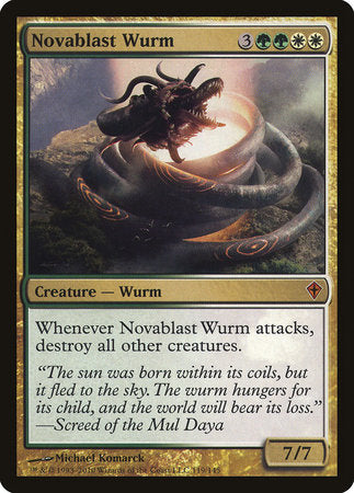 Novablast Wurm [Worldwake] | Event Horizon Hobbies CA