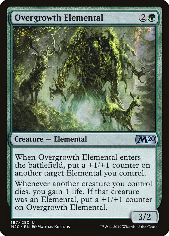 Overgrowth Elemental [Core Set 2020] | Event Horizon Hobbies CA