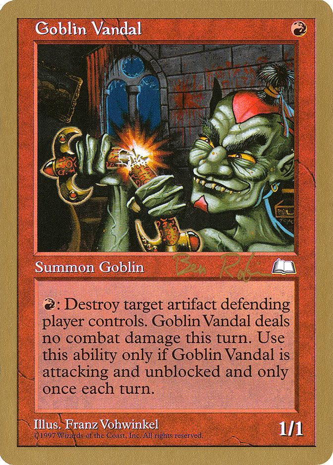 Goblin Vandal (Ben Rubin) [World Championship Decks 1998] | Event Horizon Hobbies CA