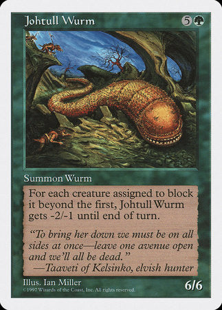 Johtull Wurm [Fifth Edition] | Event Horizon Hobbies CA