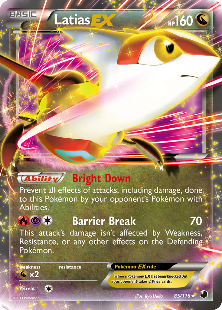 Latias EX (85/116) [Black & White: Plasma Freeze] | Event Horizon Hobbies CA