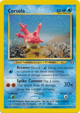 Corsola (37/75) [Neo Discovery Unlimited] | Event Horizon Hobbies CA