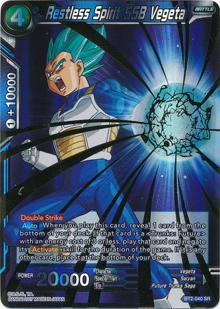 Restless Spirit SSB Vegeta (BT2-040) [Union Force] | Event Horizon Hobbies CA