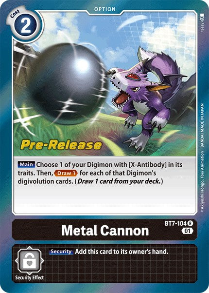 Metal Cannon [BT7-104] [Next Adventure Pre-Release Cards] | Event Horizon Hobbies CA