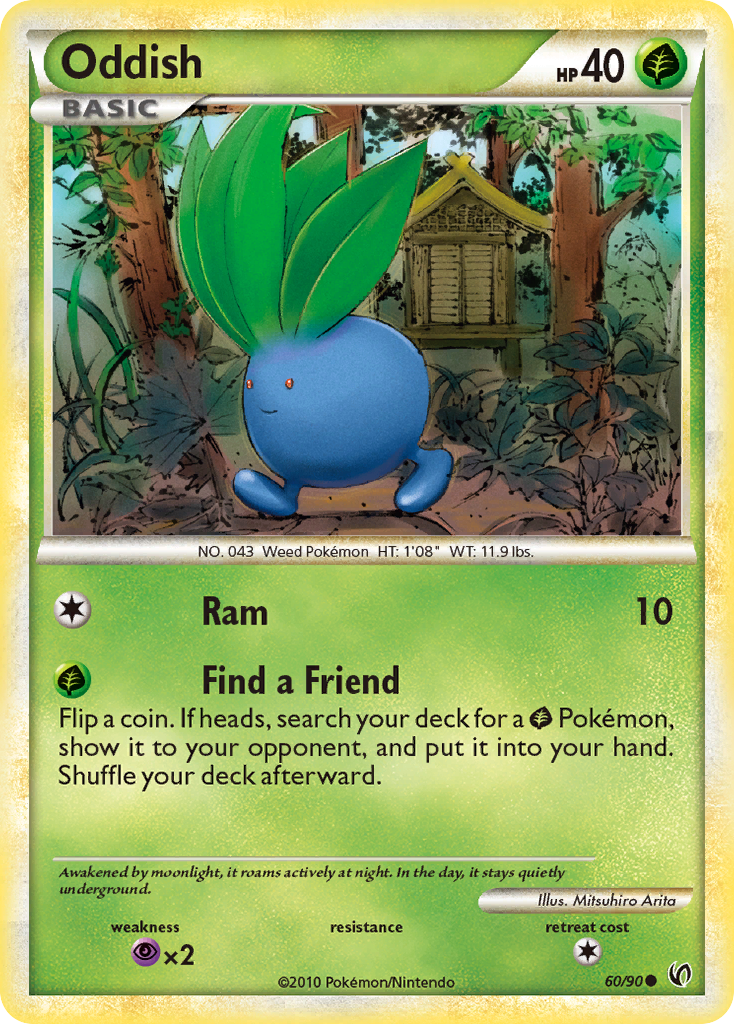 Oddish (60/90) [HeartGold & SoulSilver: Undaunted] | Event Horizon Hobbies CA