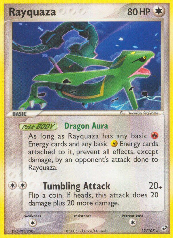 Rayquaza (22/107) (Theme Deck Exclusive) [EX: Deoxys] | Event Horizon Hobbies CA