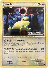 Snorlax (33/95) (Staff Prerelease Promo) [Nintendo: Black Star Promos] | Event Horizon Hobbies CA