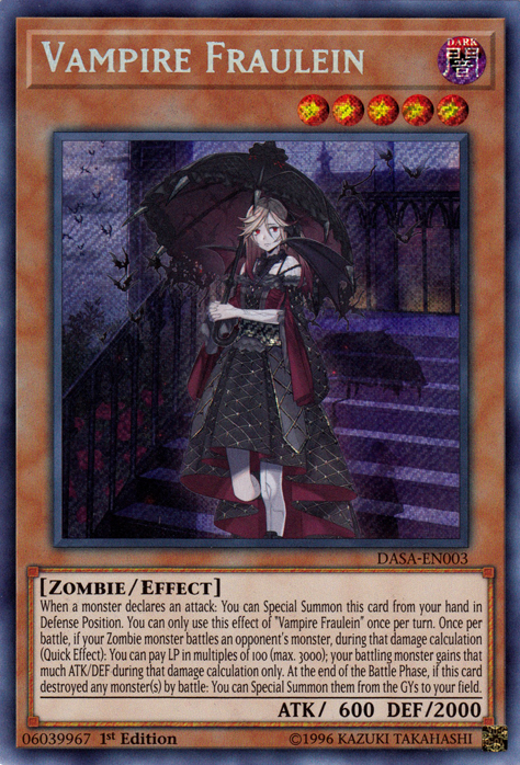 Vampire Fraulein [DASA-EN003] Secret Rare | Event Horizon Hobbies CA