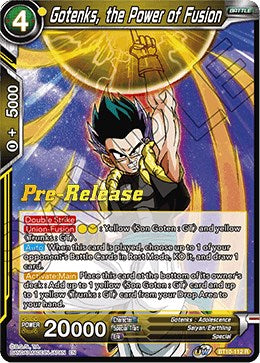 Gotenks, the Power of Fusion (BT10-112) [Rise of the Unison Warrior Prerelease Promos] | Event Horizon Hobbies CA