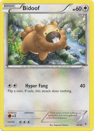 Bidoof (12/30) [XY: Trainer Kit 1 - Bisharp] | Event Horizon Hobbies CA