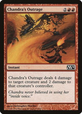 Chandra's Outrage [Magic 2014] | Event Horizon Hobbies CA