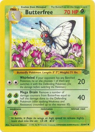 Butterfree (33/64) [Jungle Unlimited] | Event Horizon Hobbies CA