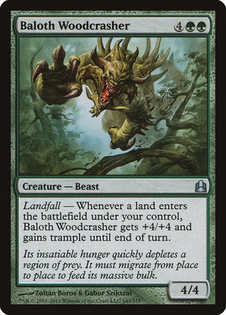 Baloth Woodcrasher [Commander 2011]