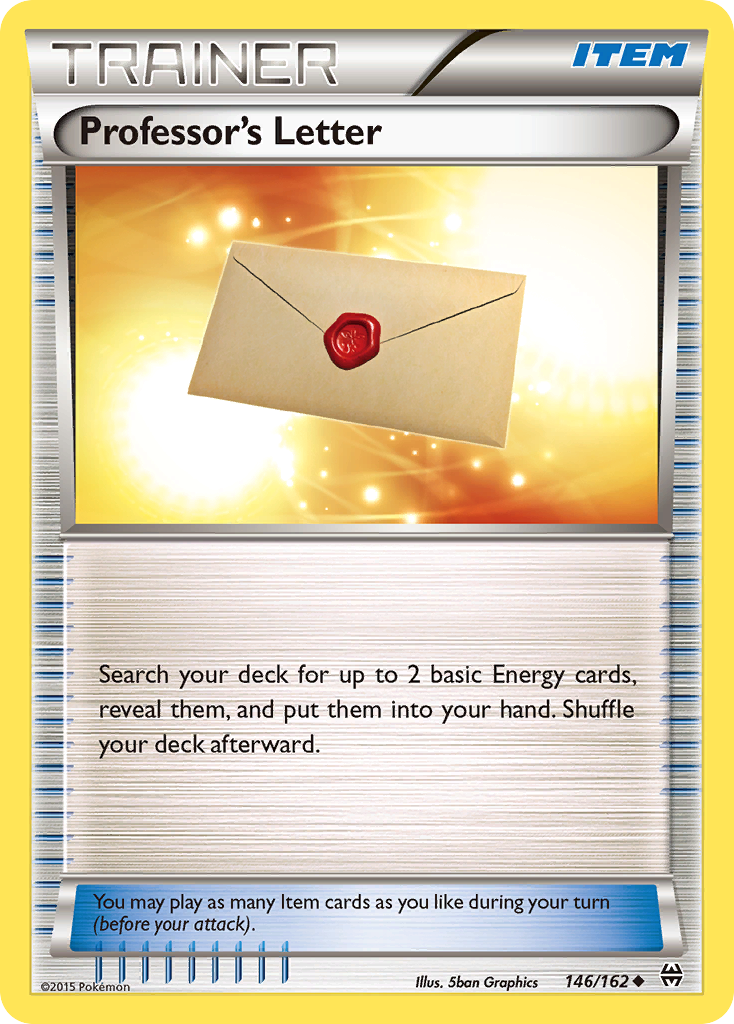 Professor's Letter (146/162) [XY: BREAKthrough] | Event Horizon Hobbies CA