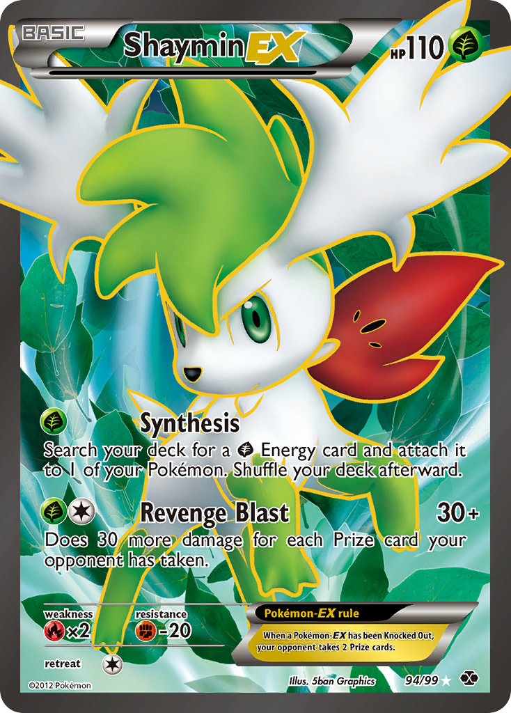 Shaymin EX (94/99) [Black & White: Next Destinies] | Event Horizon Hobbies CA