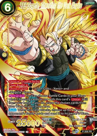 SS3 Gogeta, Thwarting the Dark Empire (Gold Stamped) (P-308) [Mythic Booster] | Event Horizon Hobbies CA