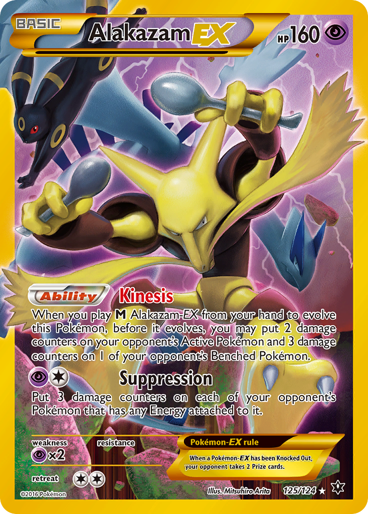 Alakazam EX (125/124) [XY: Fates Collide] | Event Horizon Hobbies CA