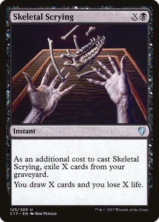 Skeletal Scrying [Commander 2017] | Event Horizon Hobbies CA