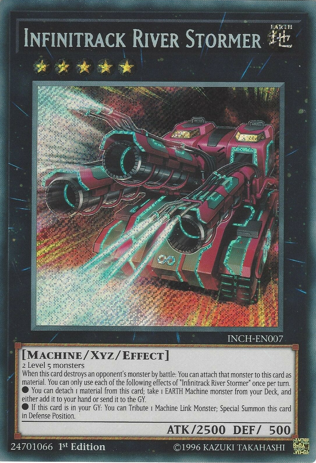 Infinitrack River Stormer [INCH-EN007] Secret Rare | Event Horizon Hobbies CA