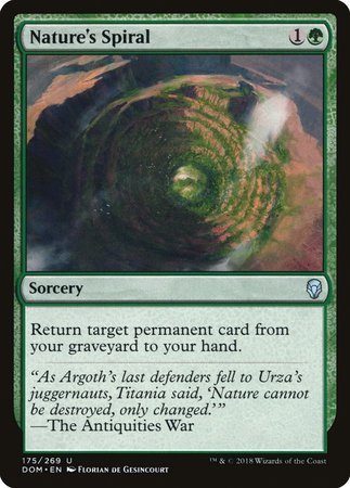 Nature's Spiral [Dominaria] | Event Horizon Hobbies CA