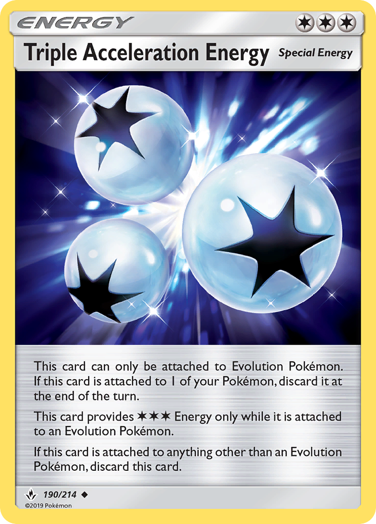 Triple Acceleration Energy (190/214) [Sun & Moon: Unbroken Bonds] | Event Horizon Hobbies CA