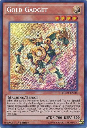 Gold Gadget [MVP1-ENS18] Secret Rare | Event Horizon Hobbies CA