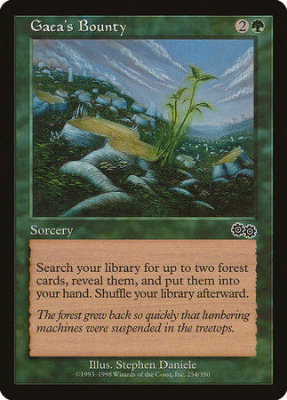 Gaea's Bounty [Urza's Saga] | Event Horizon Hobbies CA