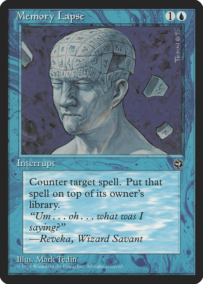 Memory Lapse (Reveka Flavor Text) [Homelands] | Event Horizon Hobbies CA