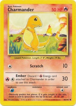 Charmander (46/102) [Base Set Unlimited] | Event Horizon Hobbies CA