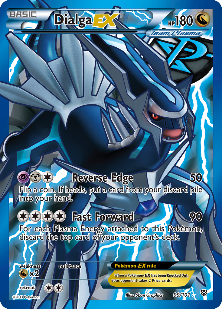 Dialga EX (99/101) [Black & White: Plasma Blast] | Event Horizon Hobbies CA