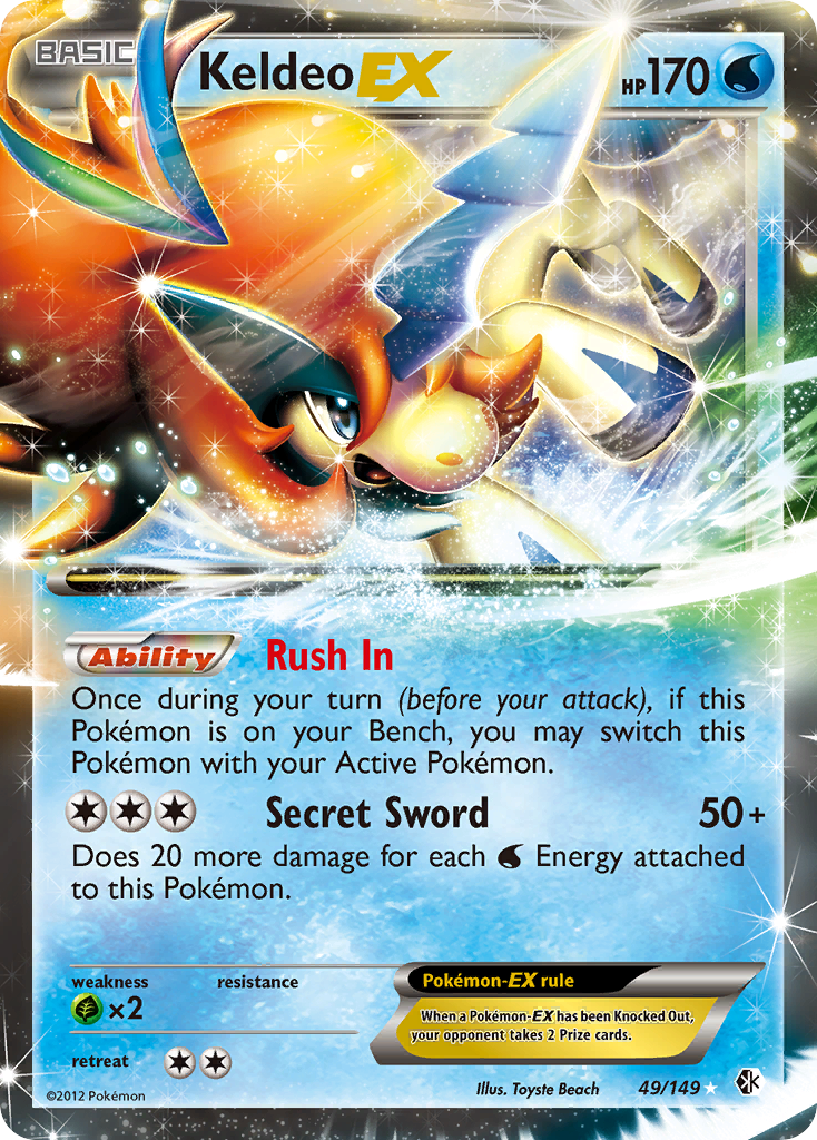 Keldeo EX (49/149) [Black & White: Boundaries Crossed] | Event Horizon Hobbies CA