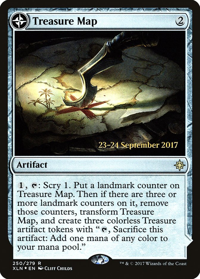 Treasure Map // Treasure Cove  [Ixalan Prerelease Promos] | Event Horizon Hobbies CA