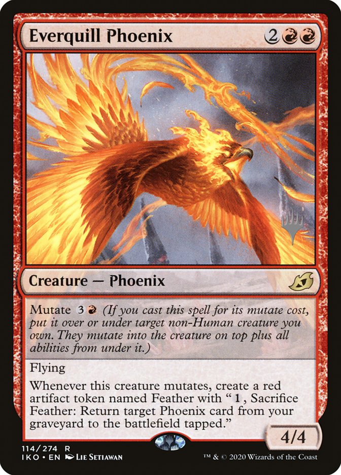 Everquill Phoenix (Promo Pack) [Ikoria: Lair of Behemoths Promos] | Event Horizon Hobbies CA