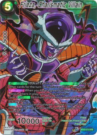 Frieza, Charismatic Villain (SPR) (BT10-075) [Rise of the Unison Warrior] | Event Horizon Hobbies CA