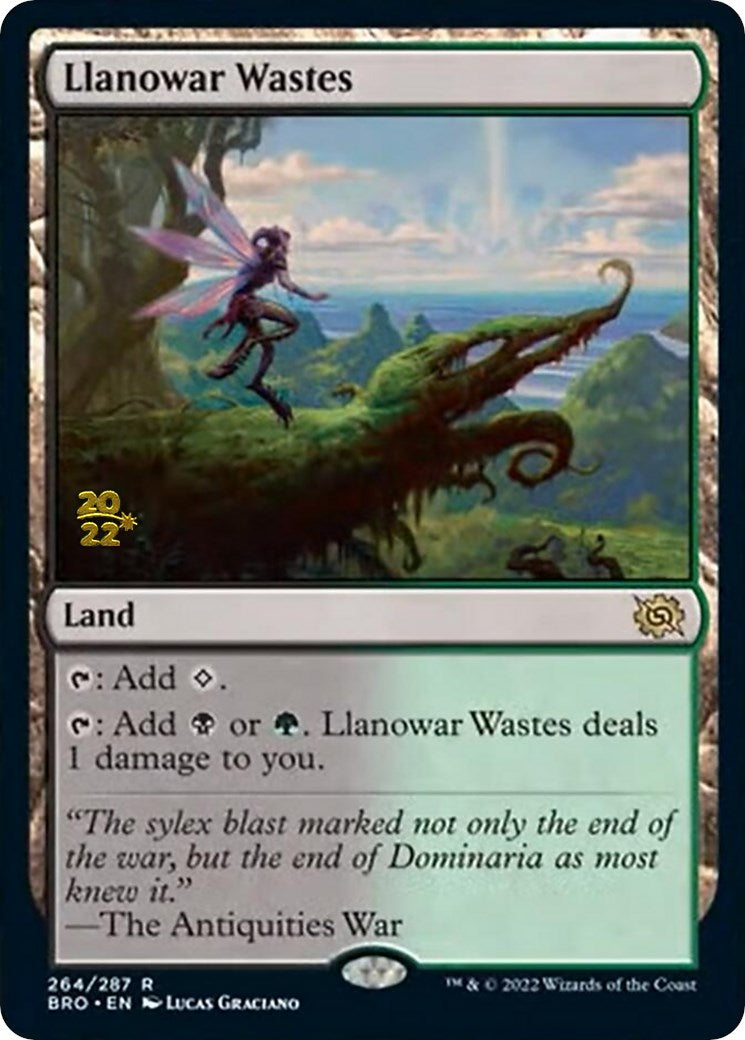 Llanowar Wastes [The Brothers' War: Prerelease Promos] | Event Horizon Hobbies CA