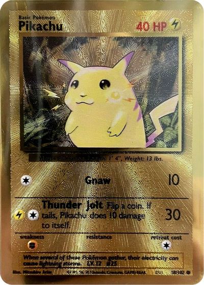 Pikachu (58/102) (Celebrations Metal Card) [Celebrations: 25th Anniversary] | Event Horizon Hobbies CA