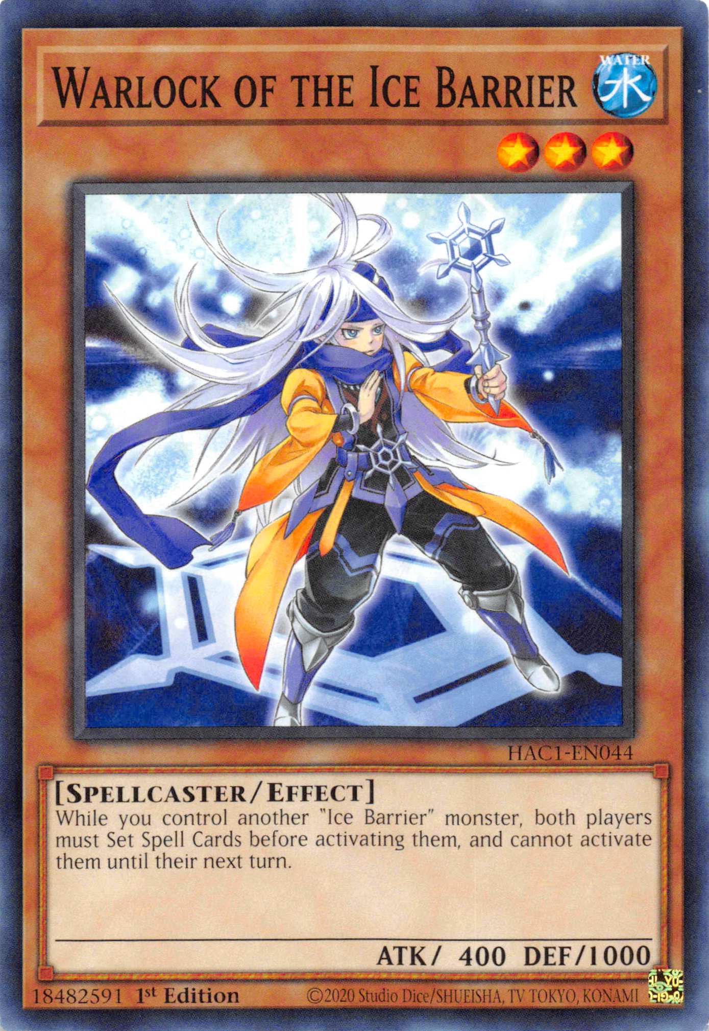 Warlock of the Ice Barrier (Duel Terminal) [HAC1-EN044] Parallel Rare | Event Horizon Hobbies CA