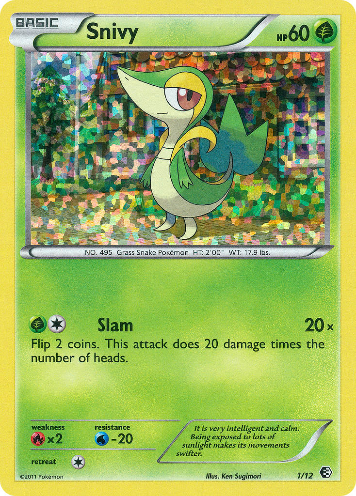 Snivy (1/12) [McDonald's Promos: 2011 Collection] | Event Horizon Hobbies CA