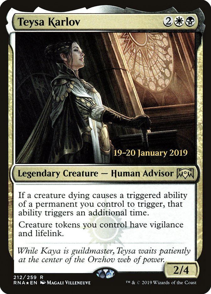 Teysa Karlov [Ravnica Allegiance Prerelease Promos] | Event Horizon Hobbies CA