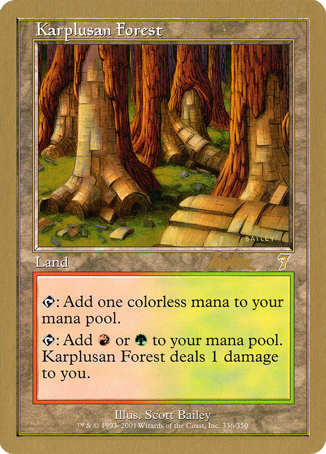 Karplusan Forest (Brian Kibler) [World Championship Decks 2002] | Event Horizon Hobbies CA