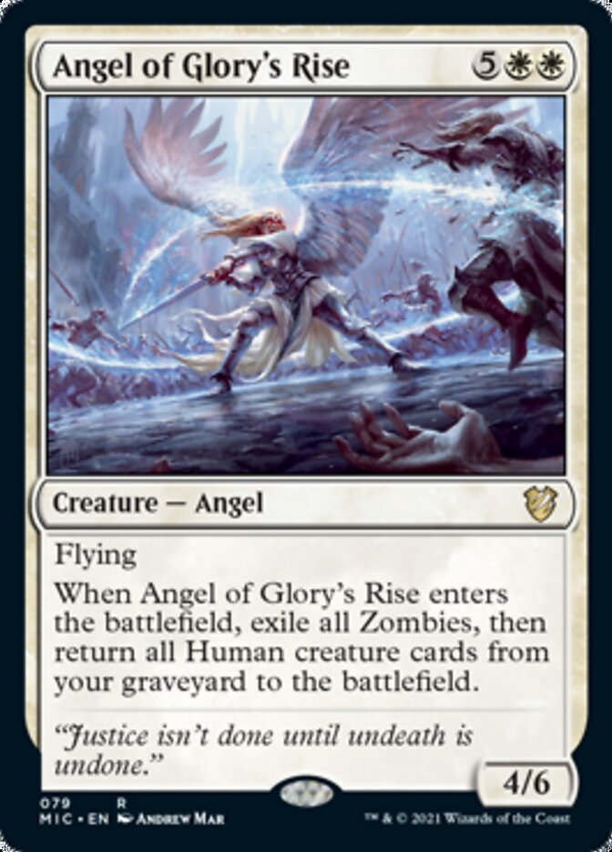Angel of Glory's Rise [Innistrad: Midnight Hunt Commander] | Event Horizon Hobbies CA