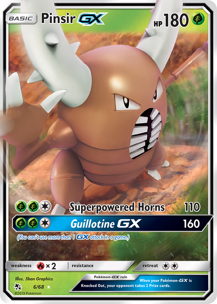 Pinsir GX (6/68) [Sun & Moon: Hidden Fates] | Event Horizon Hobbies CA