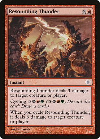 Resounding Thunder [Shards of Alara] | Event Horizon Hobbies CA