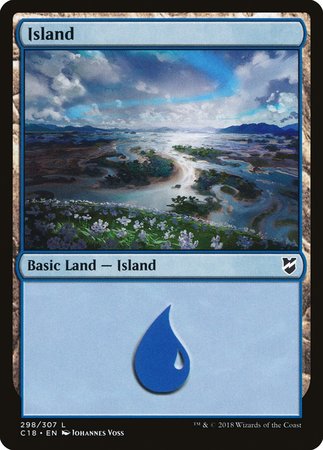 Island (298) [Commander 2018] | Event Horizon Hobbies CA