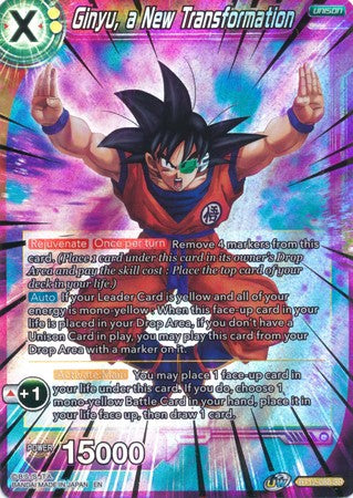 Ginyu, a New Transformation (BT12-088) [Vicious Rejuvenation] | Event Horizon Hobbies CA