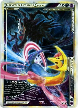 Darkrai & Cresselia LEGEND (99/102) (Jumbo Card) [HeartGold & SoulSilver: Triumphant] | Event Horizon Hobbies CA