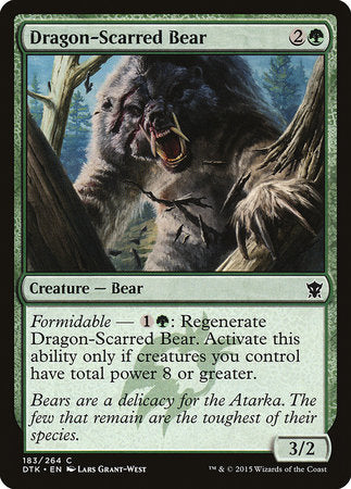 Dragon-Scarred Bear [Dragons of Tarkir] | Event Horizon Hobbies CA