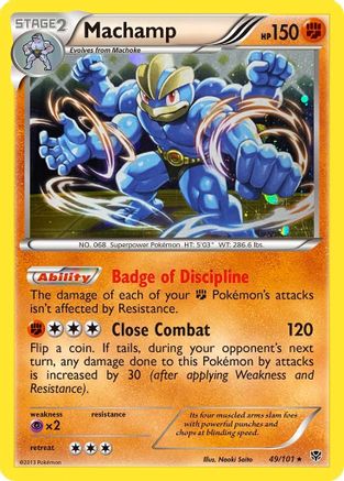 Machamp (49/101) (Cosmos Holo) [Black & White: Plasma Blast] | Event Horizon Hobbies CA