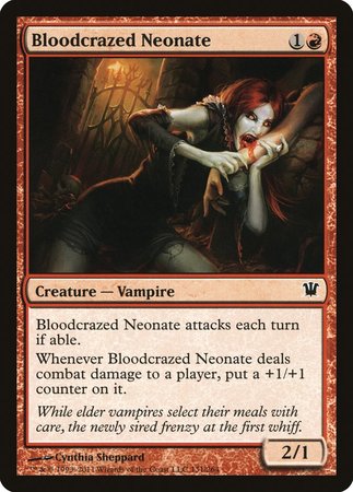 Bloodcrazed Neonate [Innistrad] | Event Horizon Hobbies CA